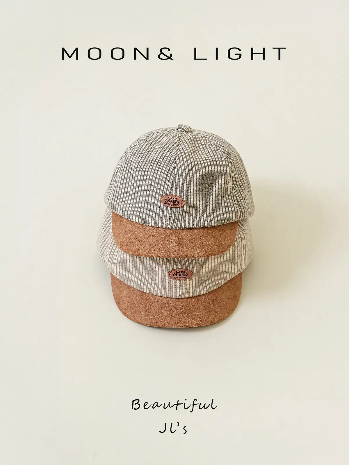 Baby Striped Cap Sun Hat for Kids Spring Autumn — feature 1