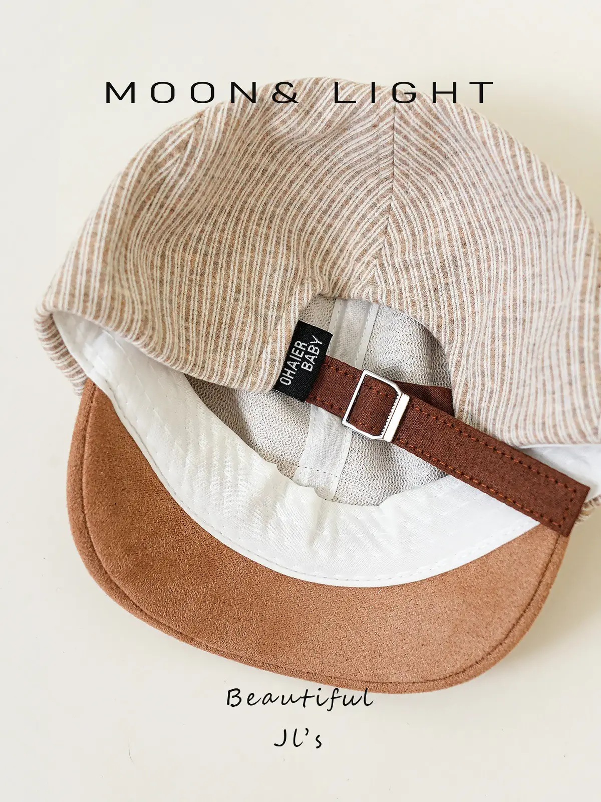 Baby Striped Cap Sun Hat for Kids Spring Autumn — feature 3