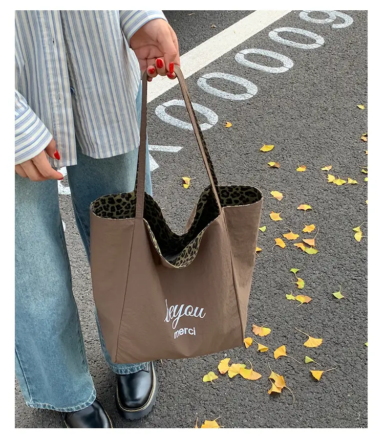 Leopard Print Large Capacity Women's Shoulder Bag — feature 11