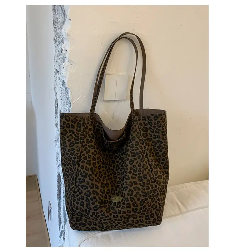 Leopard Print Large Capacity Women's Shoulder Bag — feature 24