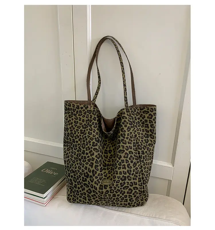 Leopard Print Large Capacity Women's Shoulder Bag — feature 25