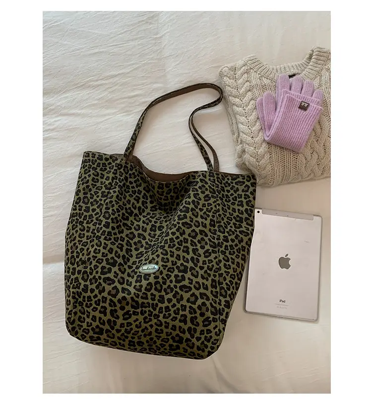 Leopard Print Large Capacity Women's Shoulder Bag — feature 26