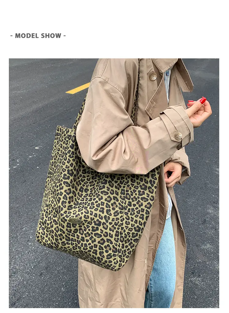 Leopard Print Large Capacity Women's Shoulder Bag — feature 8