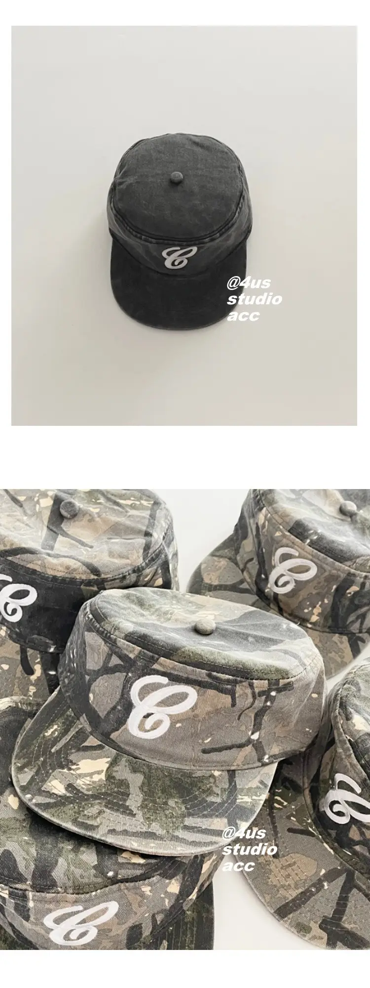 Women Vintage Baseball Cap American Retro Washed - Image 2