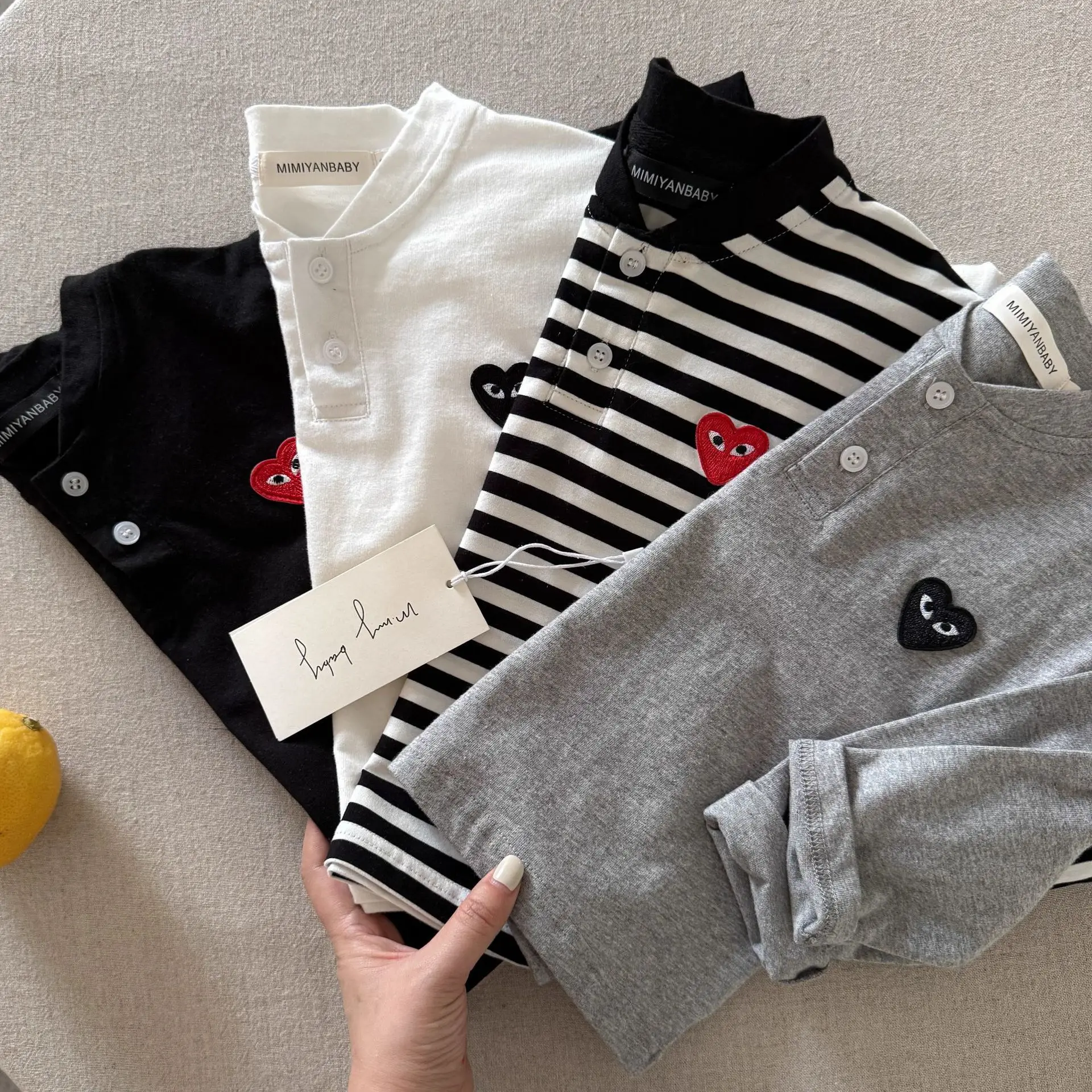 Children's Long Sleeve T-Shirt Striped Base for Boys Spring Autumn — feature 15