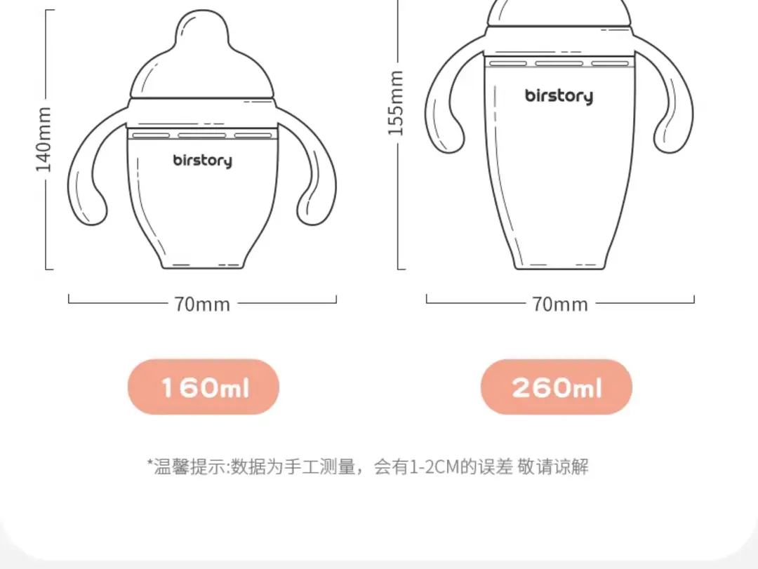 George Bear Silicone Sippy Cup for Babies 6 Months and Older, Leak-Proof Wide-Mouth Straw-Style Feeding Cup for Infants — feature 24