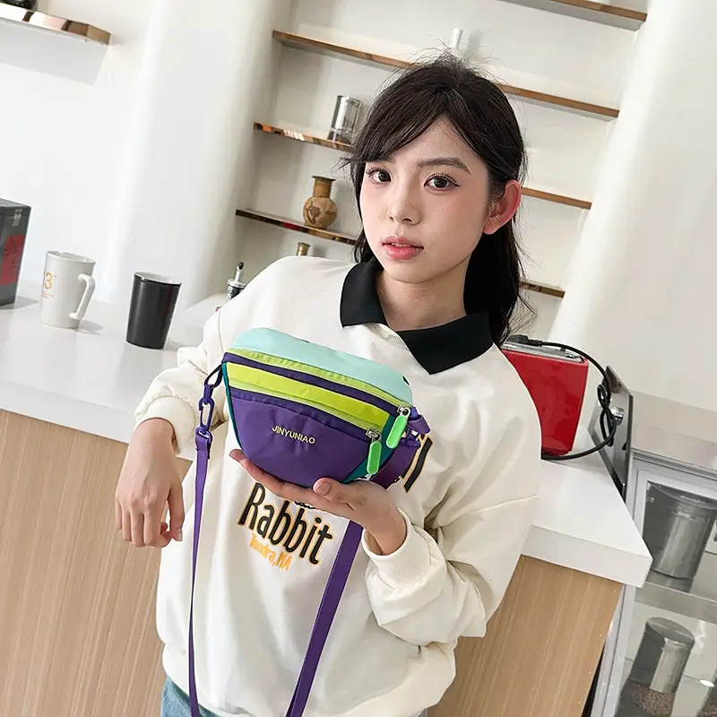 Dopamine Color-Blocking Crossbody Bag for Women - Image 5