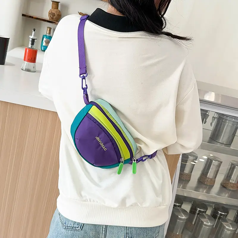 Dopamine Color-Blocking Crossbody Bag for Women - Image 6