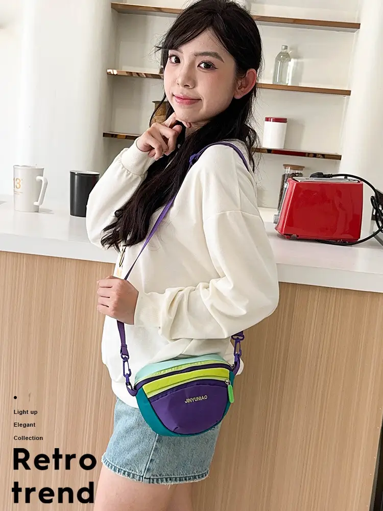 Dopamine Color-Blocking Crossbody Bag for Women — feature 4