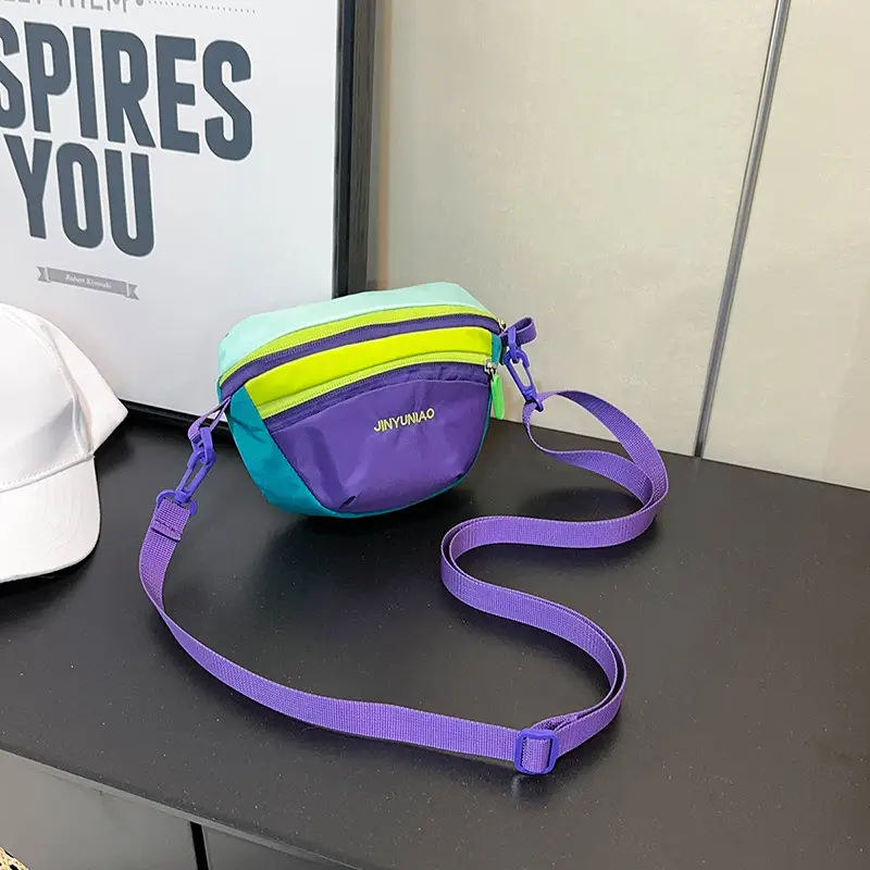 Dopamine Color-Blocking Crossbody Bag for Women - Image 2