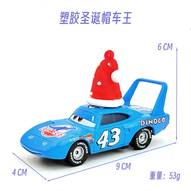 Cross-Border Cars Christmas Hat Series Christmas Gift Lightning Mcqueen Alloy Racing Toy Boy