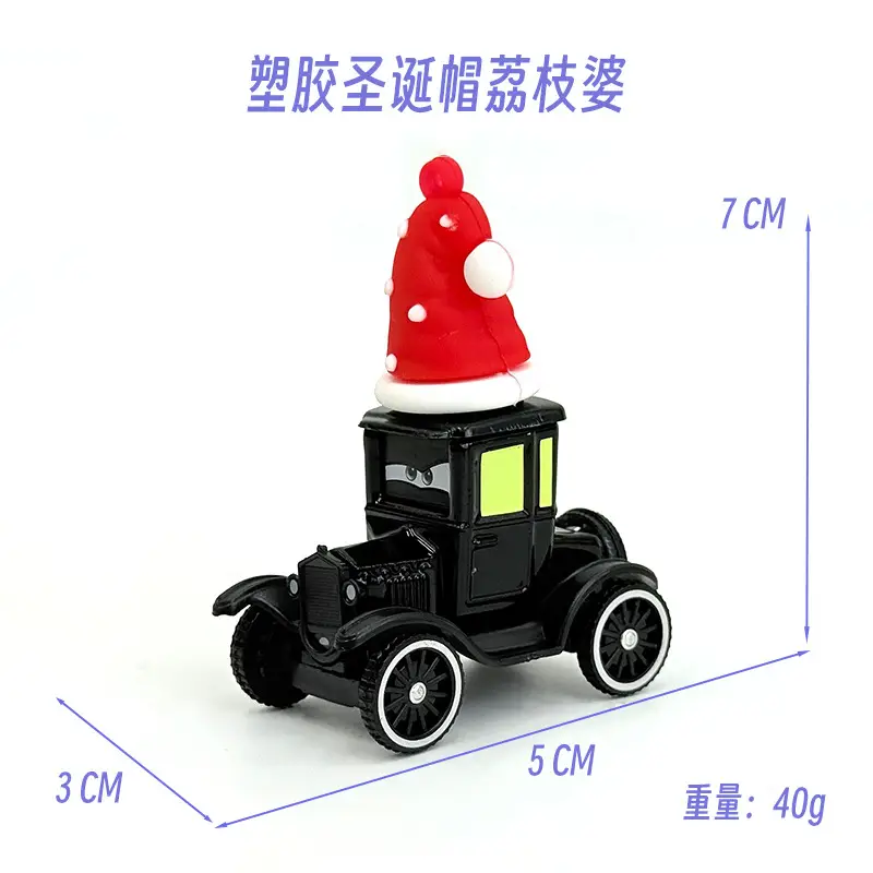 Cross-Border Cars Christmas Hat Series Christmas Gift Lightning Mcqueen Alloy Racing Toy Boy