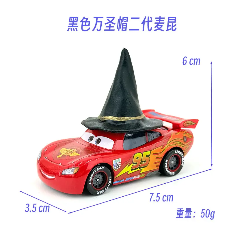 Cross-Border Cars Christmas Hat Series Christmas Gift Lightning Mcqueen Alloy Racing Toy Boy
