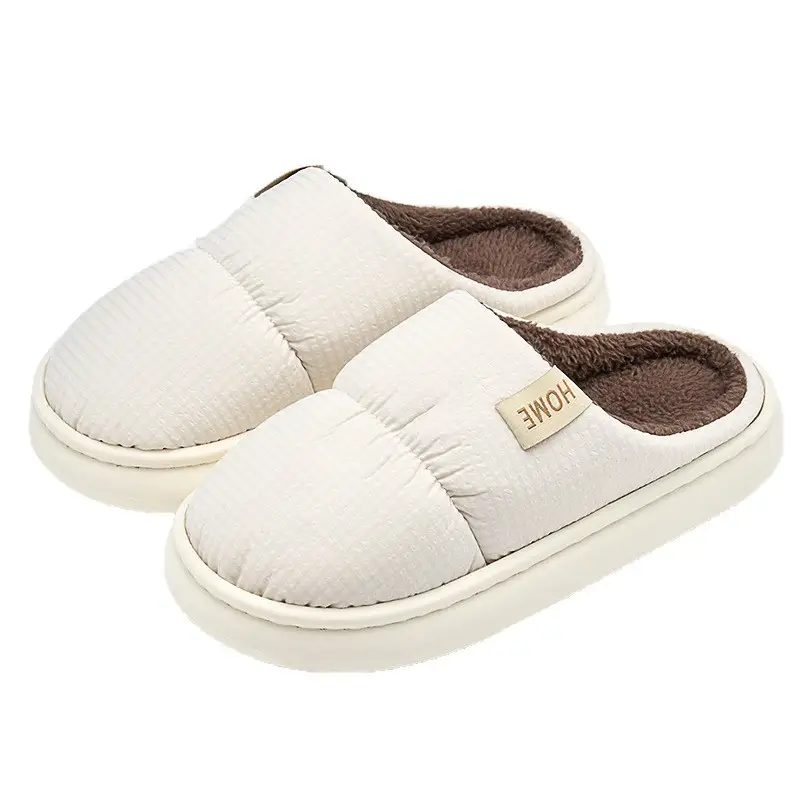 Cotton Slippers for Women Winter 2025 New Indoor Home Warm Plush Slippers for Men Home Men Autumn and Winter - Image 9