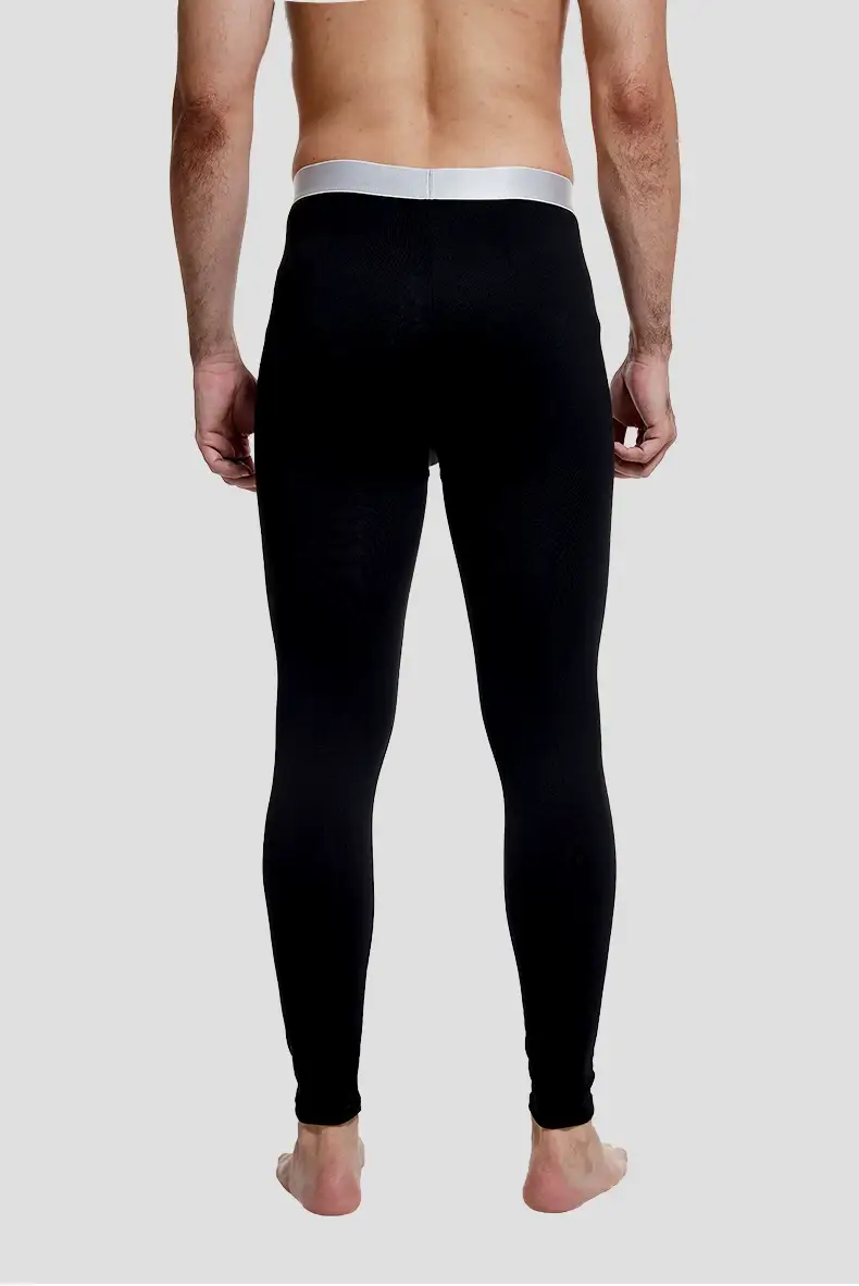 Men's Autumn Pants, Men's Velvet Bottoming Pants, Thin Underpants, Cotton Wool Thermal Pants, Men's Winter High-Elastic Slim Velvet Pants — feature 21