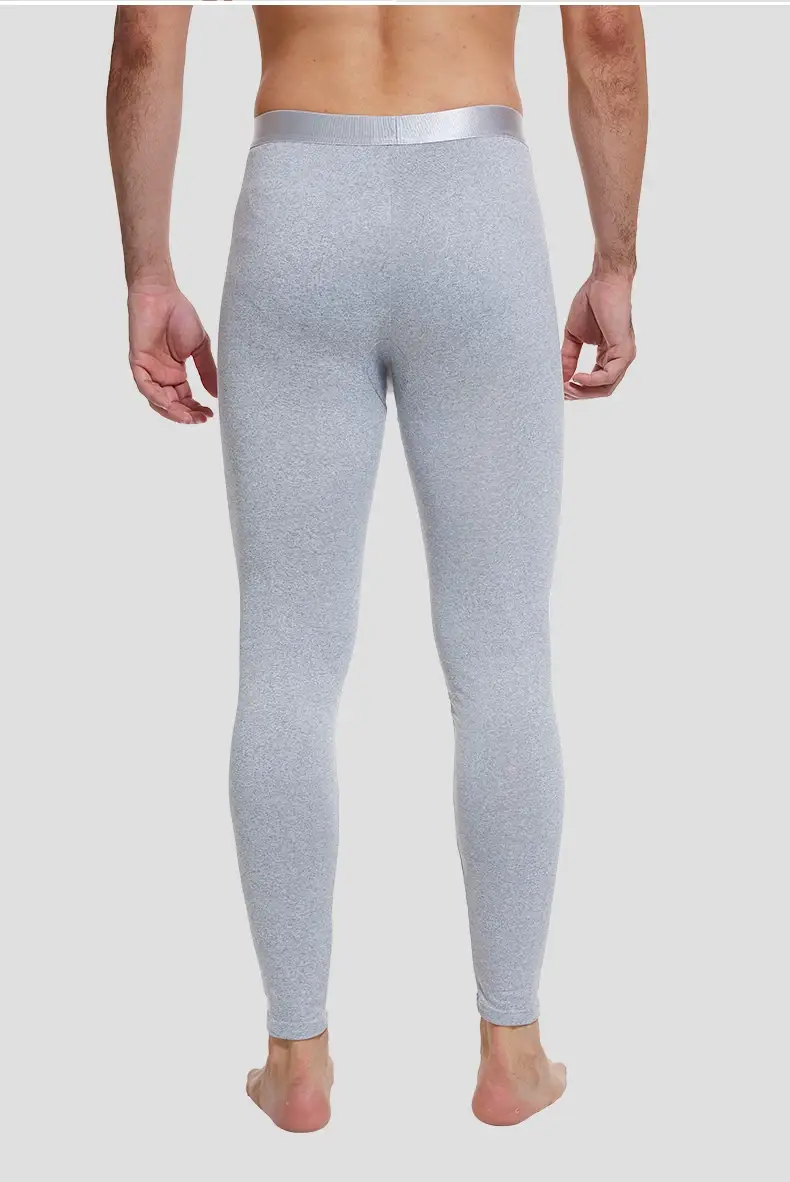 Men's Autumn Pants, Men's Velvet Bottoming Pants, Thin Underpants, Cotton Wool Thermal Pants, Men's Winter High-Elastic Slim Velvet Pants — feature 27
