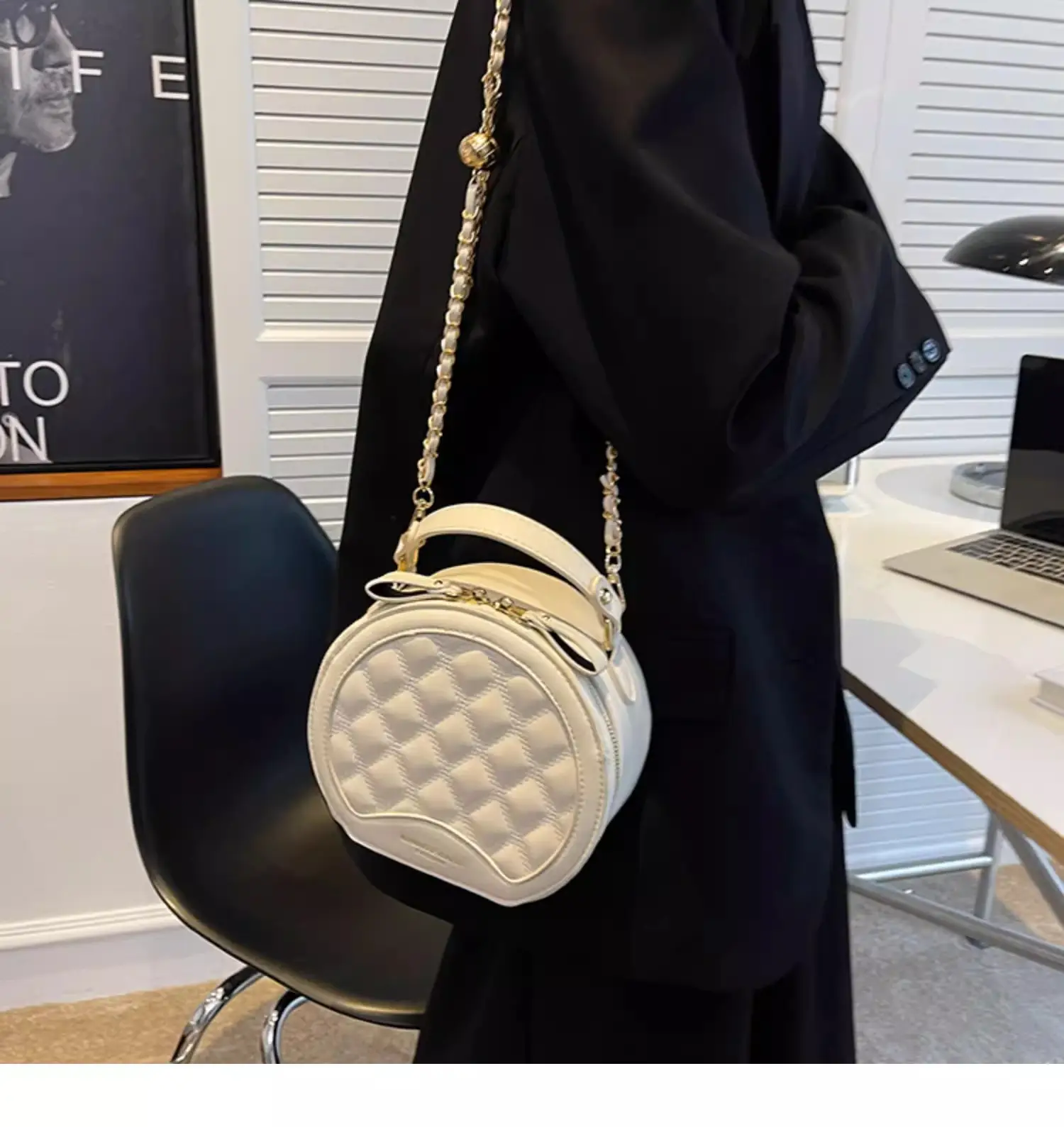 Black Quilted Satchel Bag for Women 2025 — feature 22