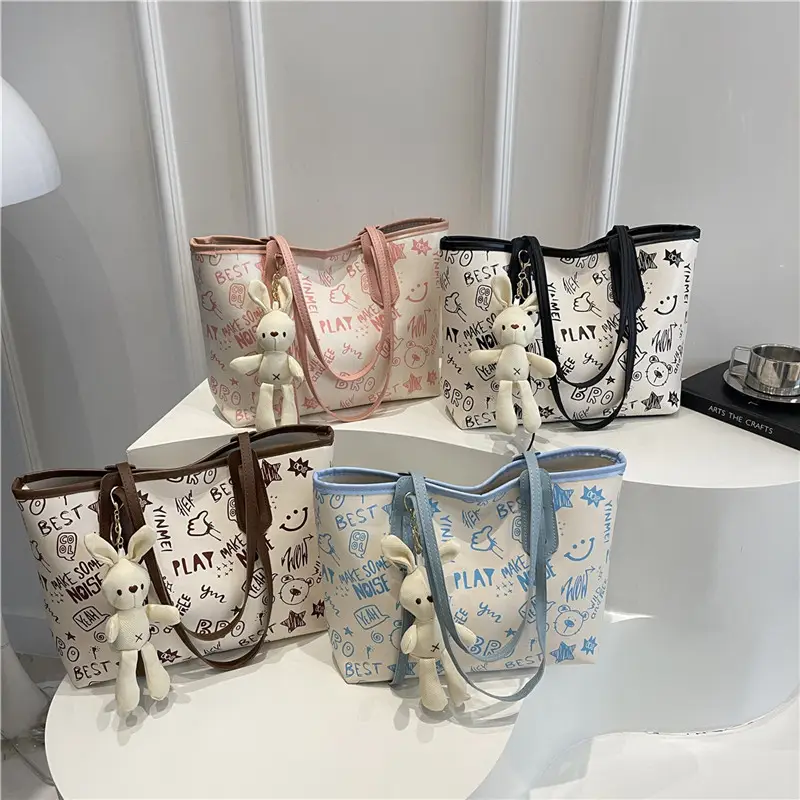 Cute Printed Shoulder Bag for Women Large Capacity Autumn New - Image 8