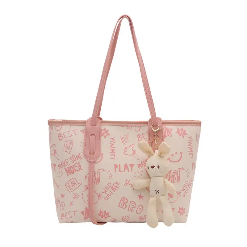 Cute Printed Shoulder Bag for Women Large Capacity Autumn New - Image 9
