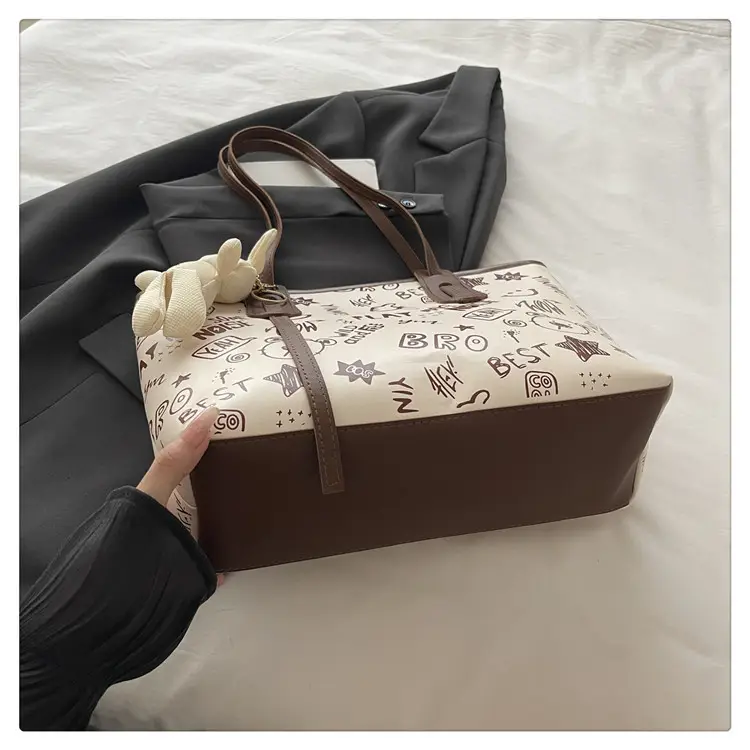 Cute Printed Shoulder Bag for Women Large Capacity Autumn New — feature 10