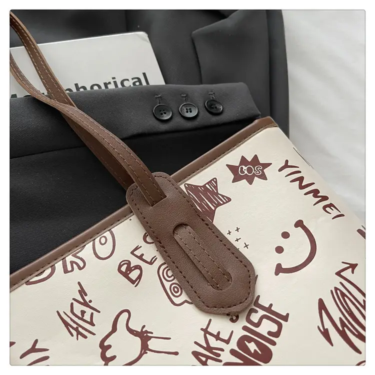 Cute Printed Shoulder Bag for Women Large Capacity Autumn New — feature 12