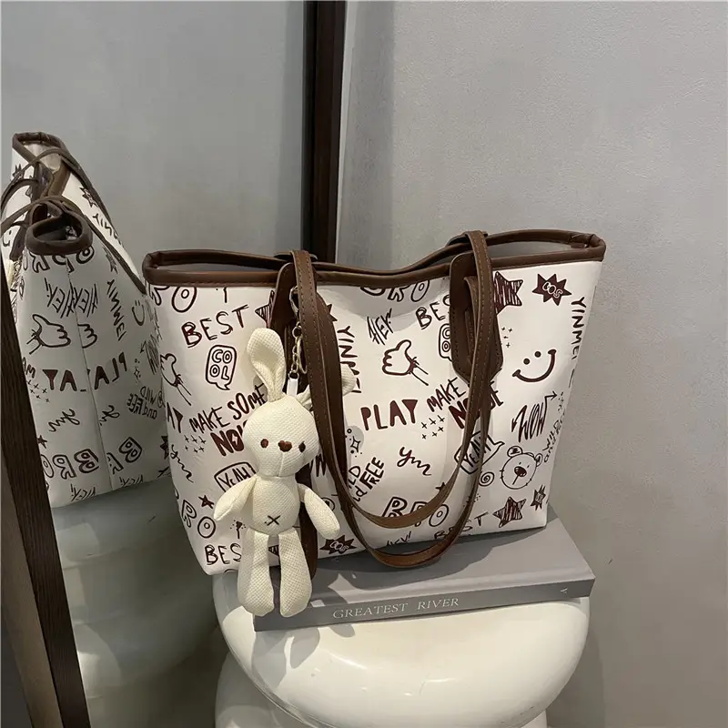 Cute Printed Shoulder Bag for Women Large Capacity Autumn New — feature 18
