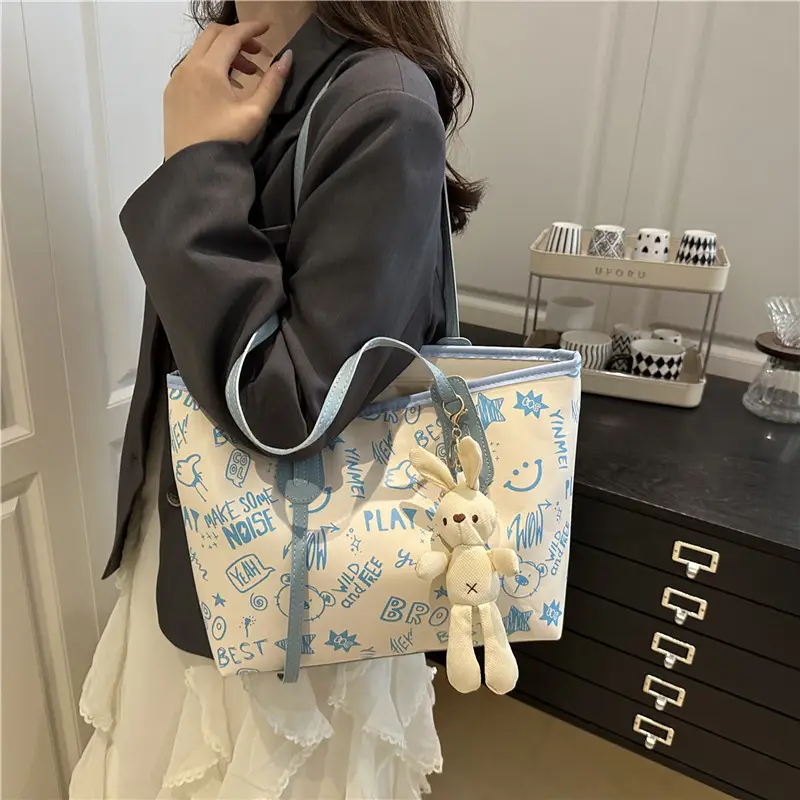 Cute Printed Shoulder Bag for Women Large Capacity Autumn New — feature 25