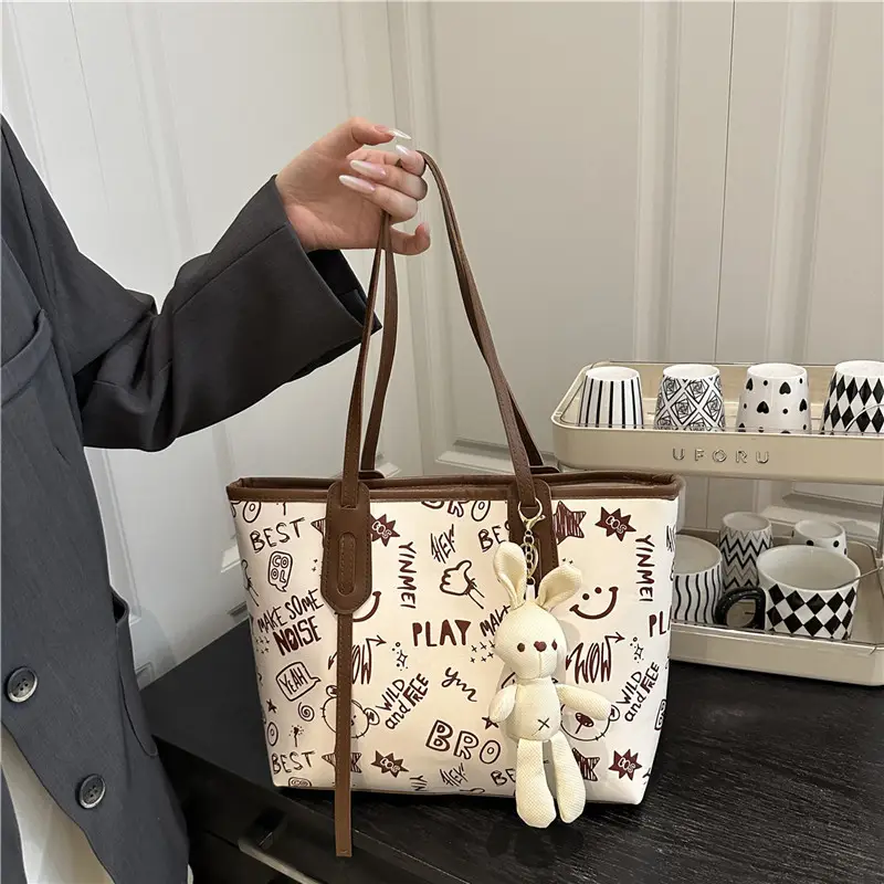 Cute Printed Shoulder Bag for Women Large Capacity Autumn New - Image 3