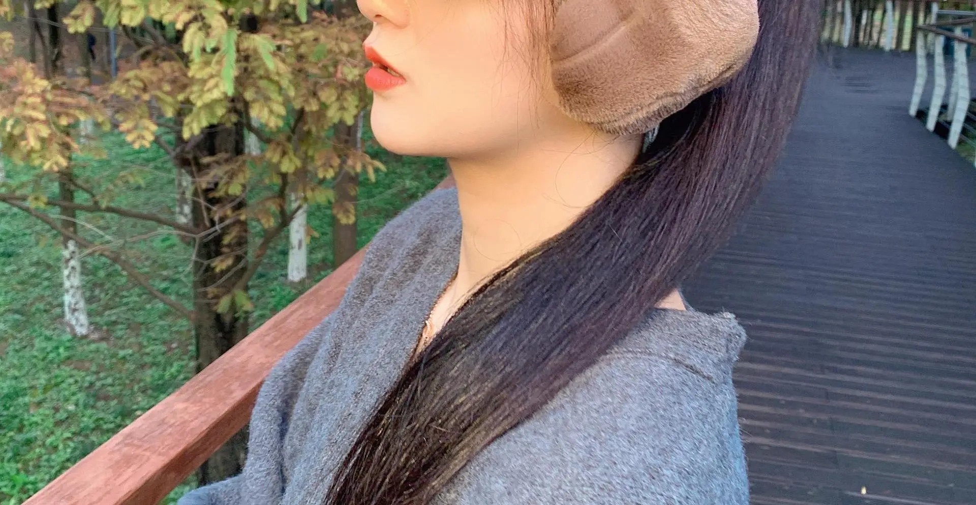 Women's Fleece Lined Winter Baseball Cap with Ponytail — feature 13