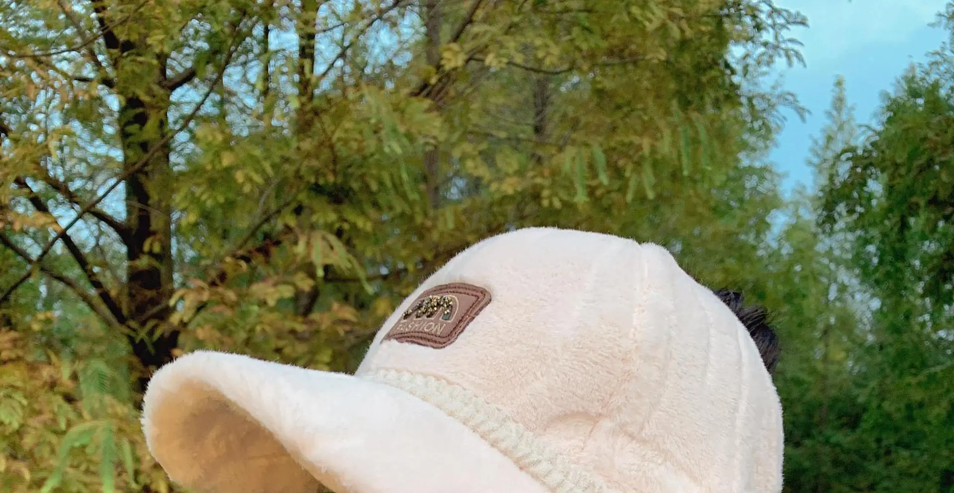 Women's Fleece Lined Winter Baseball Cap with Ponytail — feature 15