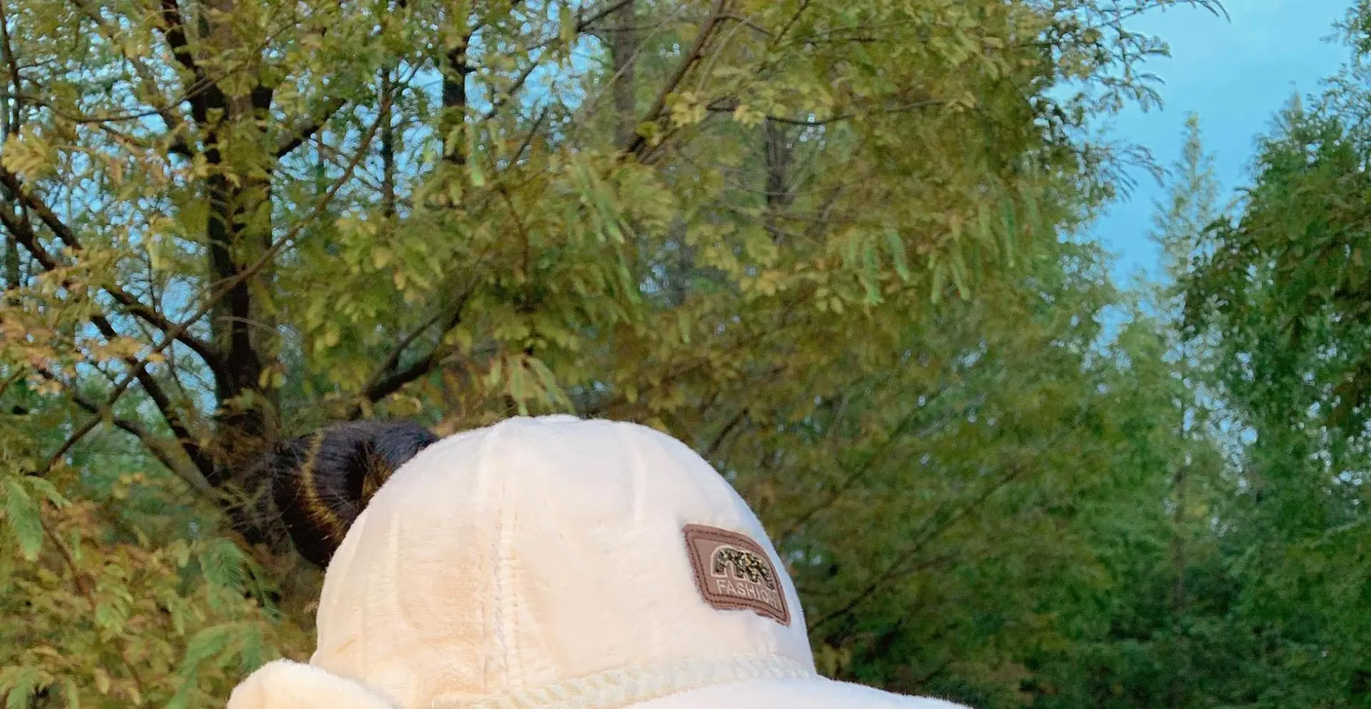 Women's Fleece Lined Winter Baseball Cap with Ponytail — feature 18