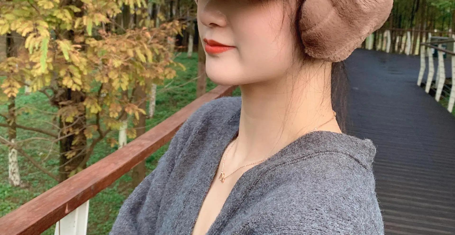 Women's Fleece Lined Winter Baseball Cap with Ponytail — feature 6