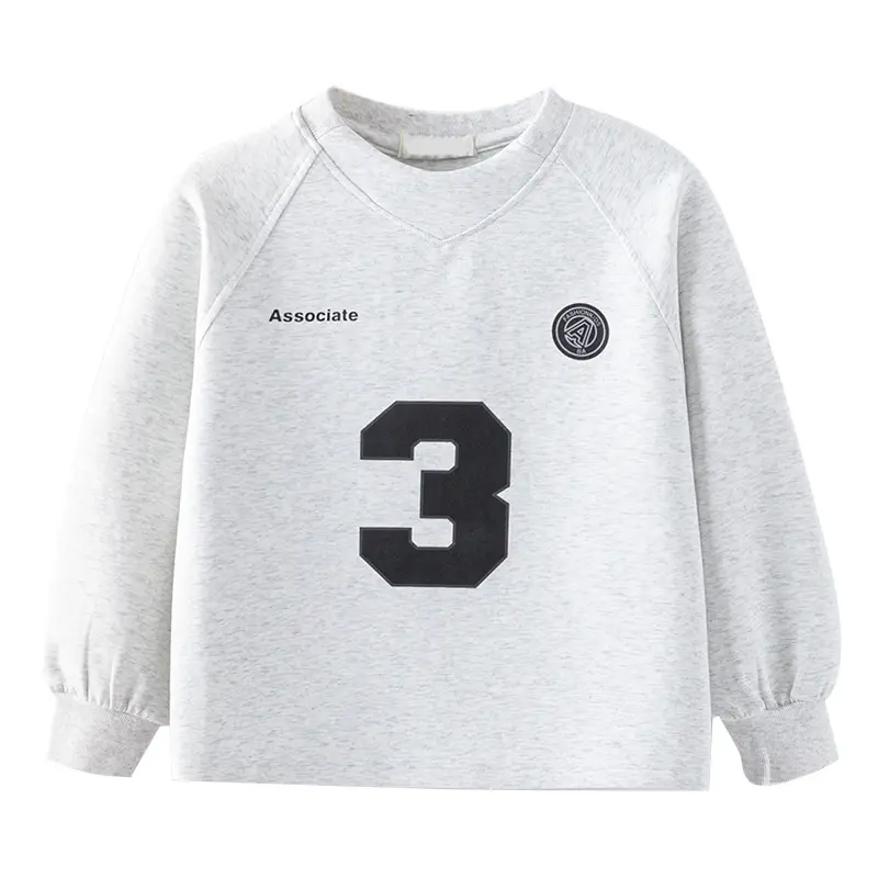 Boys White Oversized Sweatshirt Set with 3 Back Design - Image 6