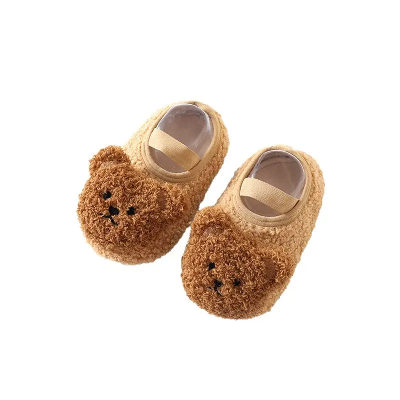 Baby Soft Fluffy Shoes for Kids Indoor Cool Non-Slip
