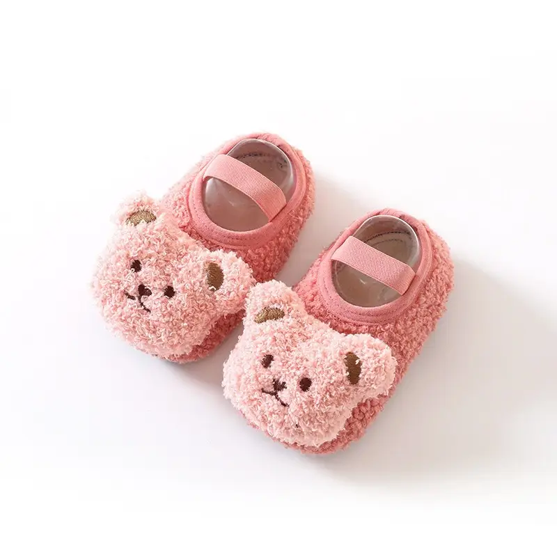Baby Soft Fluffy Shoes for Kids Indoor Cool Non-Slip