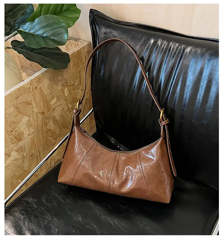 Brown Leather Shoulder Crossbody Bag for Women 2025 — feature 1
