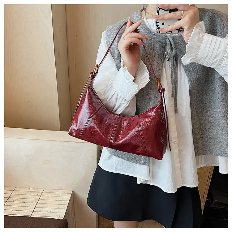 Brown Leather Shoulder Crossbody Bag for Women 2025 — feature 15