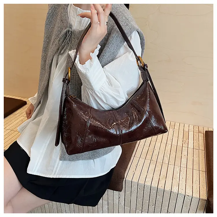 Brown Leather Shoulder Crossbody Bag for Women 2025 — feature 18