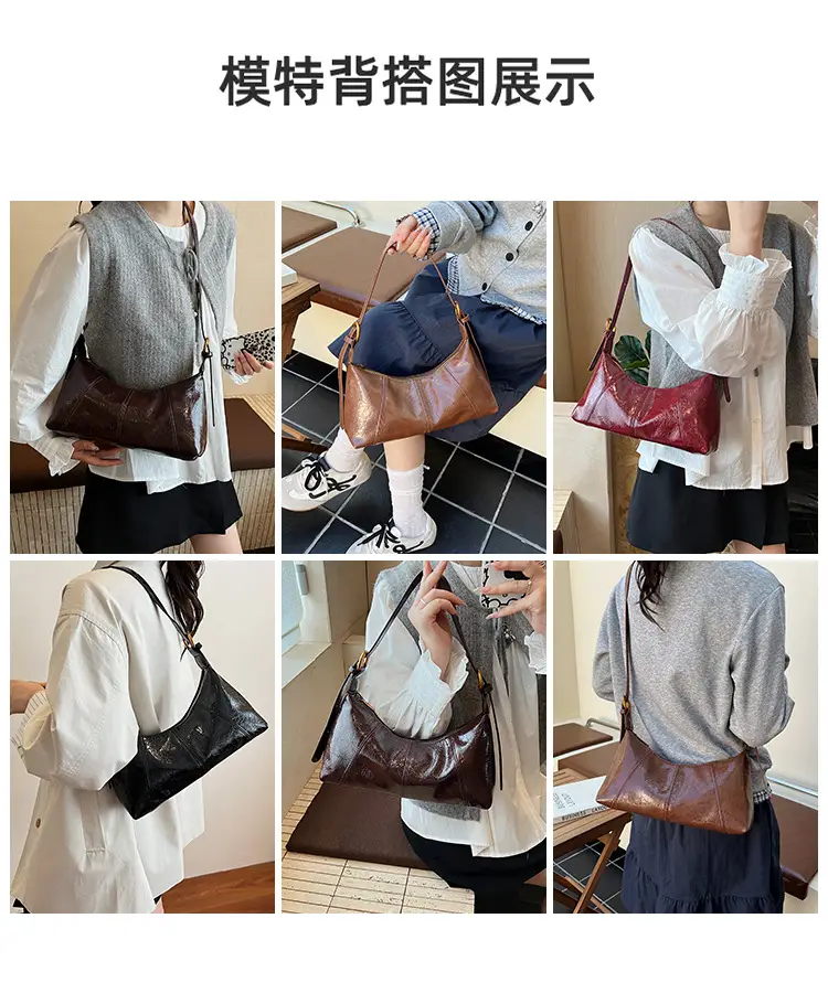 Brown Leather Shoulder Crossbody Bag for Women 2025 — feature 8