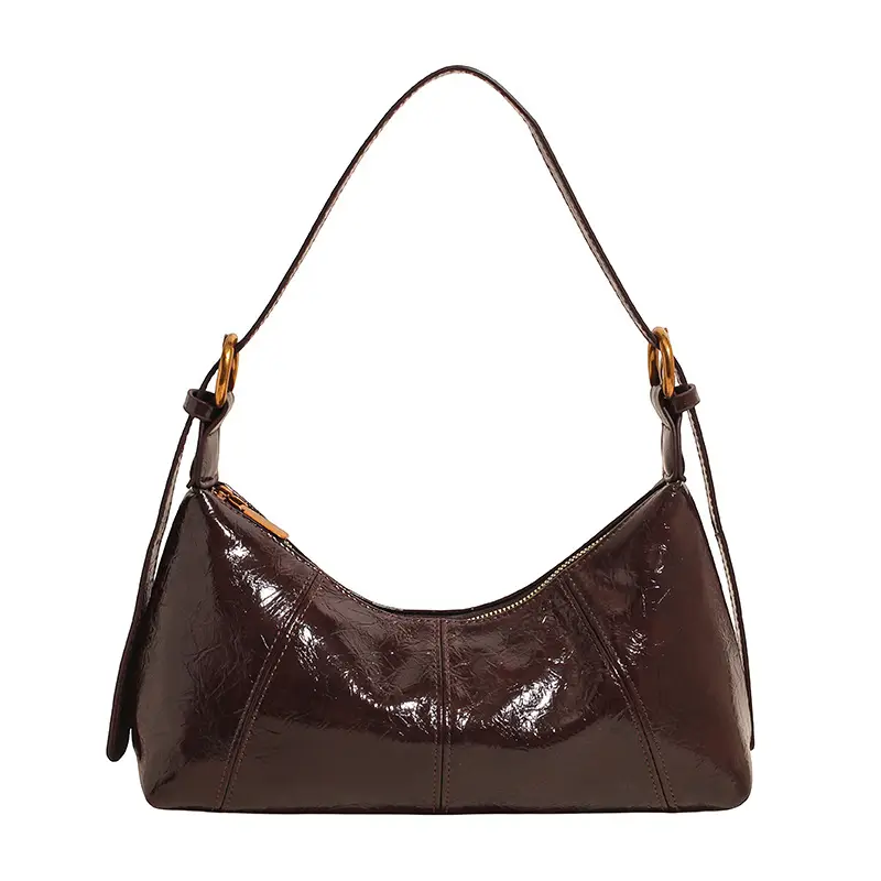 Brown Leather Shoulder Crossbody Bag for Women 2025 - Image 4