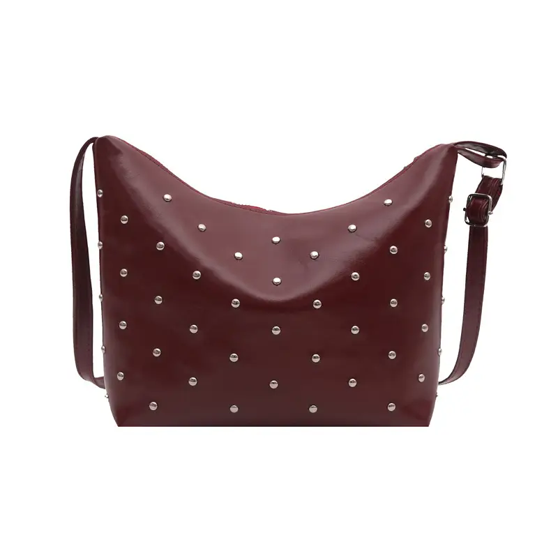 Trendy Red Polka Dot Shoulder Crossbody Bag for Women - Image 2