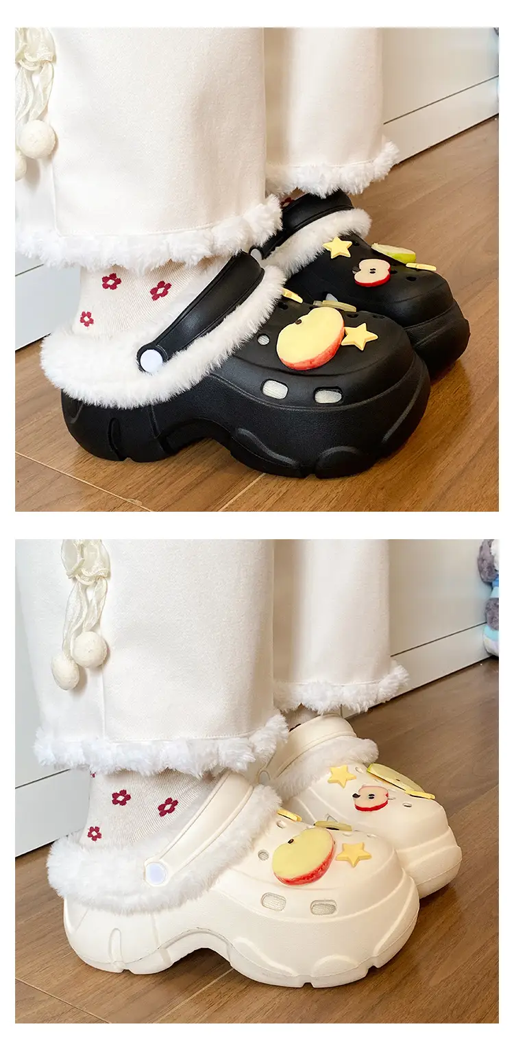 Winter Furry Thick-Soled Student Slippers Women — feature 12