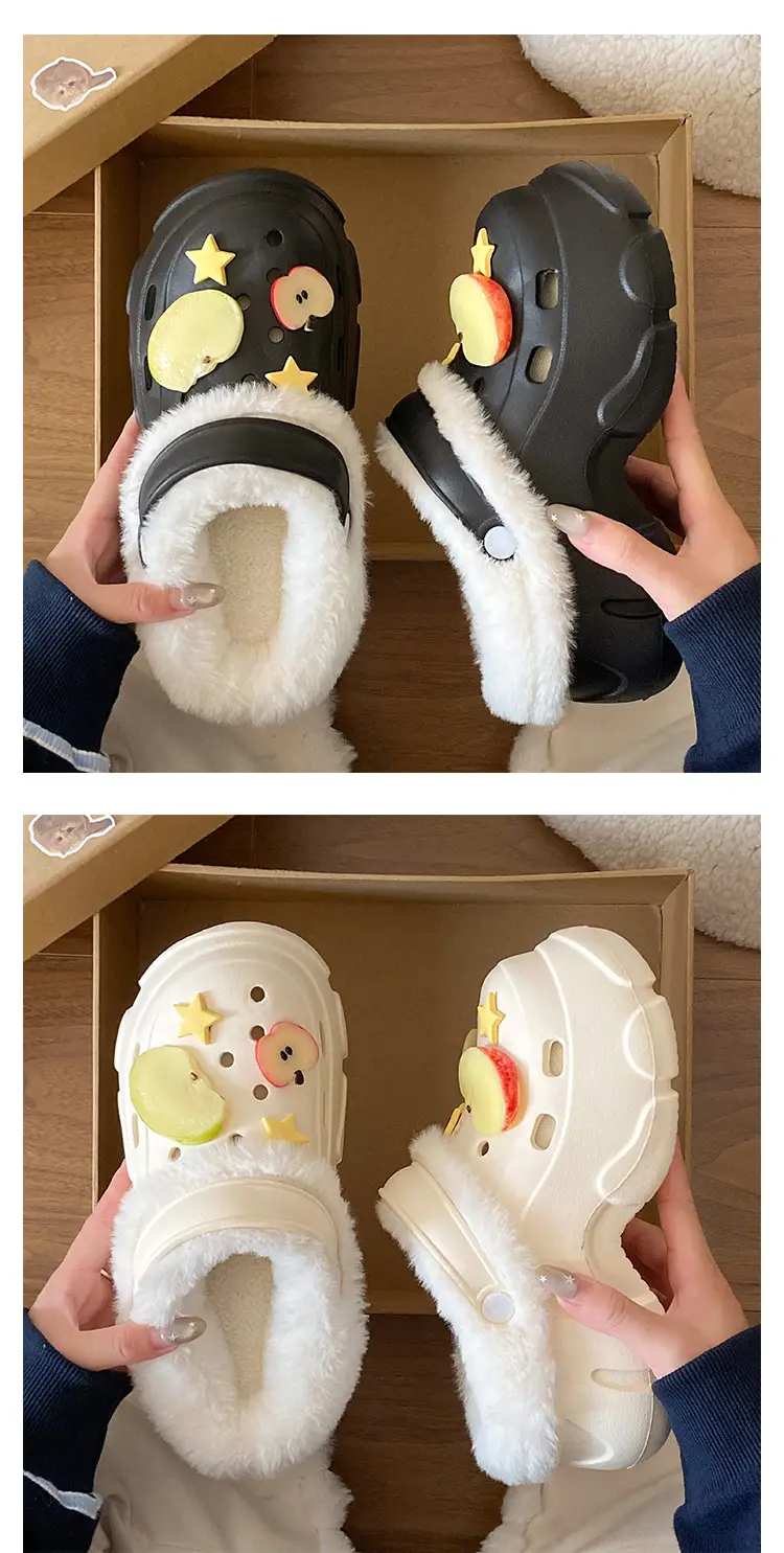 Winter Furry Thick-Soled Student Slippers Women — feature 14