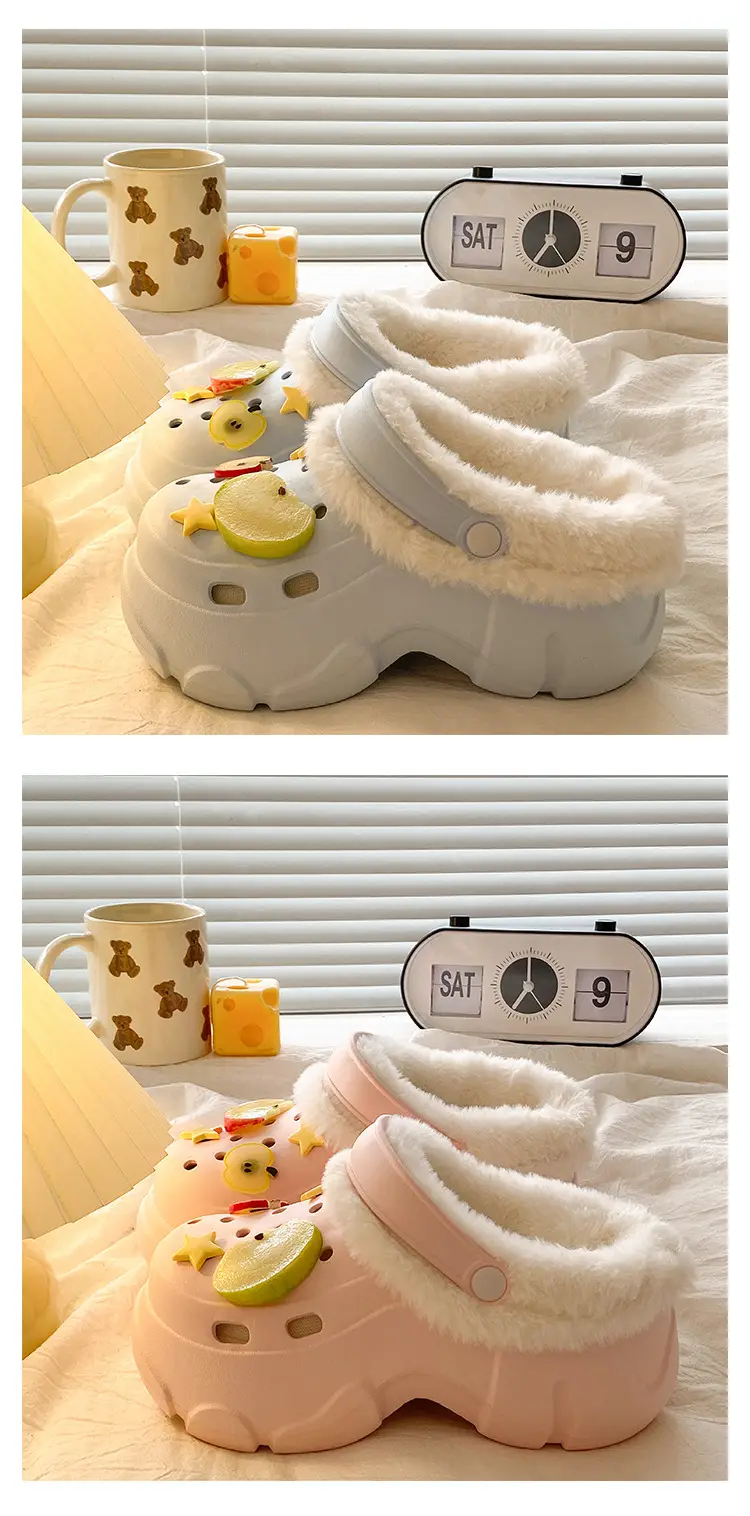 Winter Furry Thick-Soled Student Slippers Women — feature 15