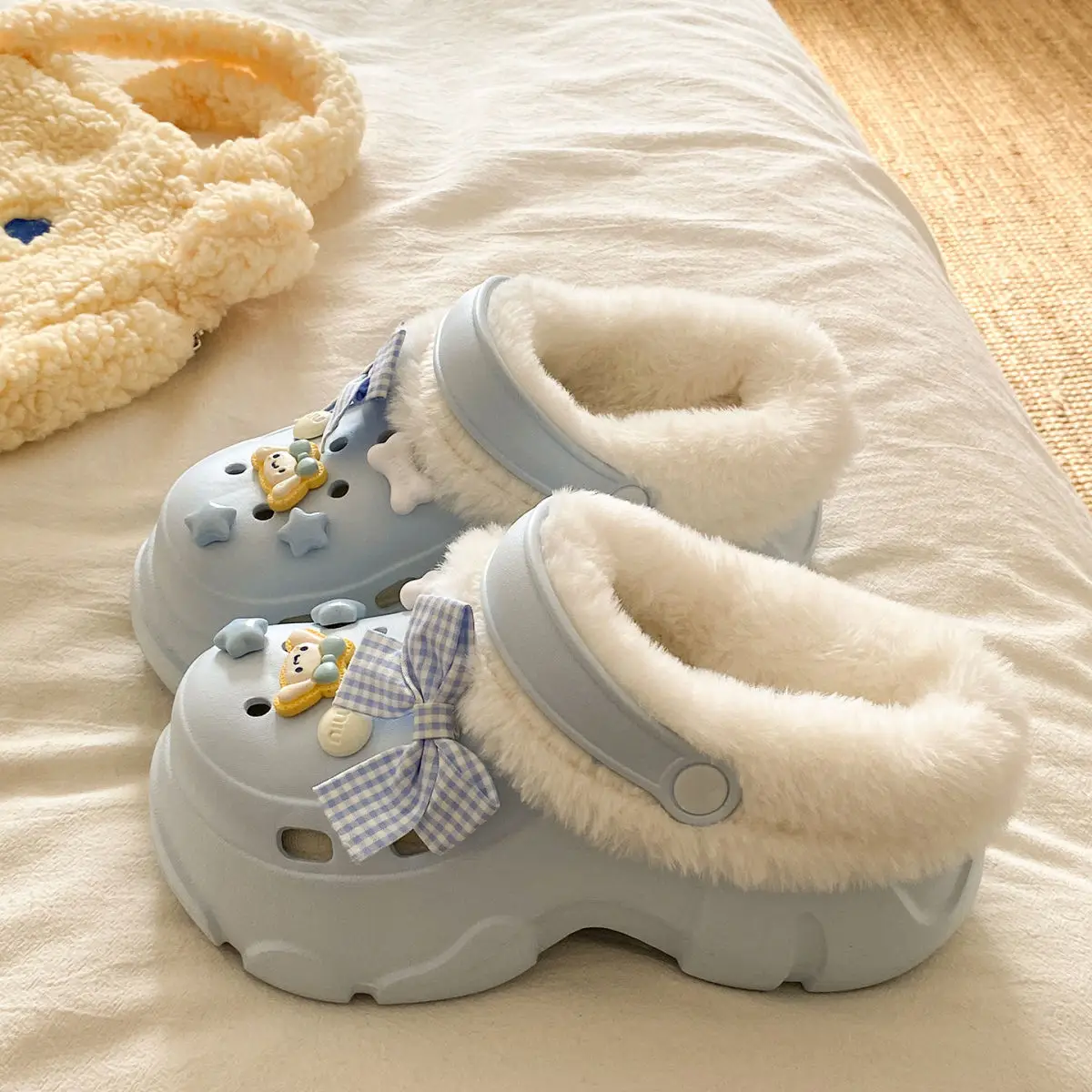Detachable Warm Eva Clogs for Kids Autumn Winter — feature 26