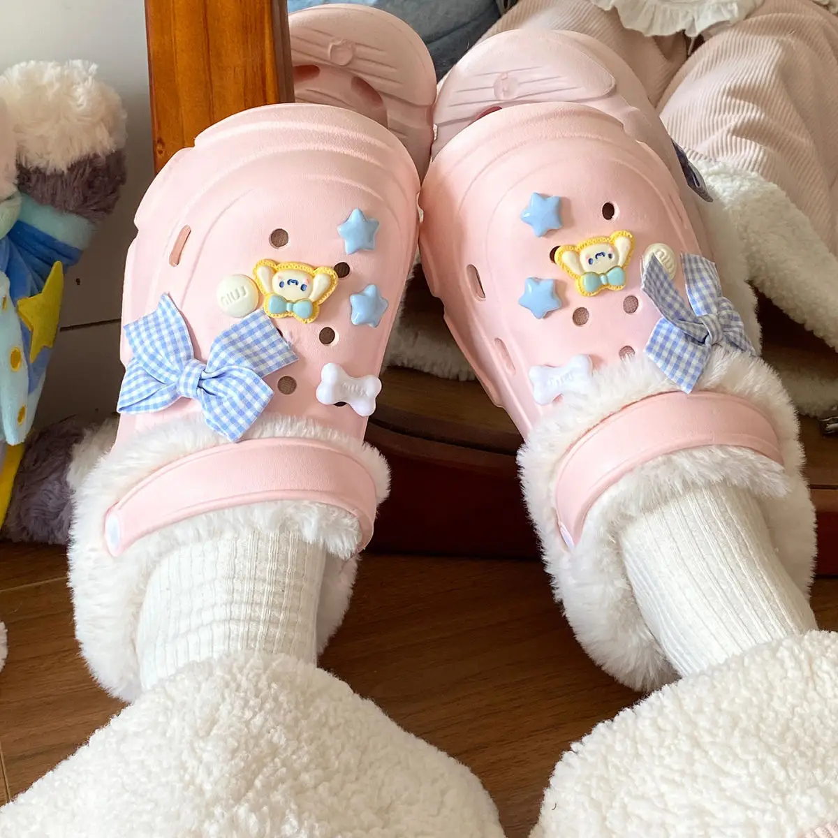 Detachable Warm Eva Clogs for Kids Autumn Winter — feature 28