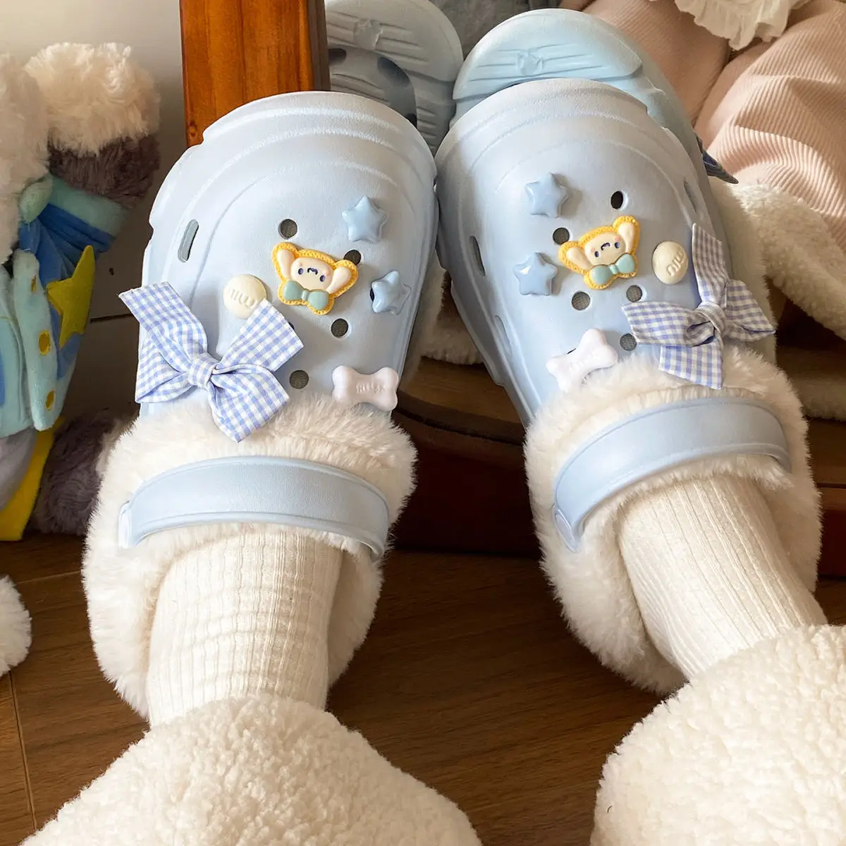 Detachable Warm Eva Clogs for Kids Autumn Winter — feature 29