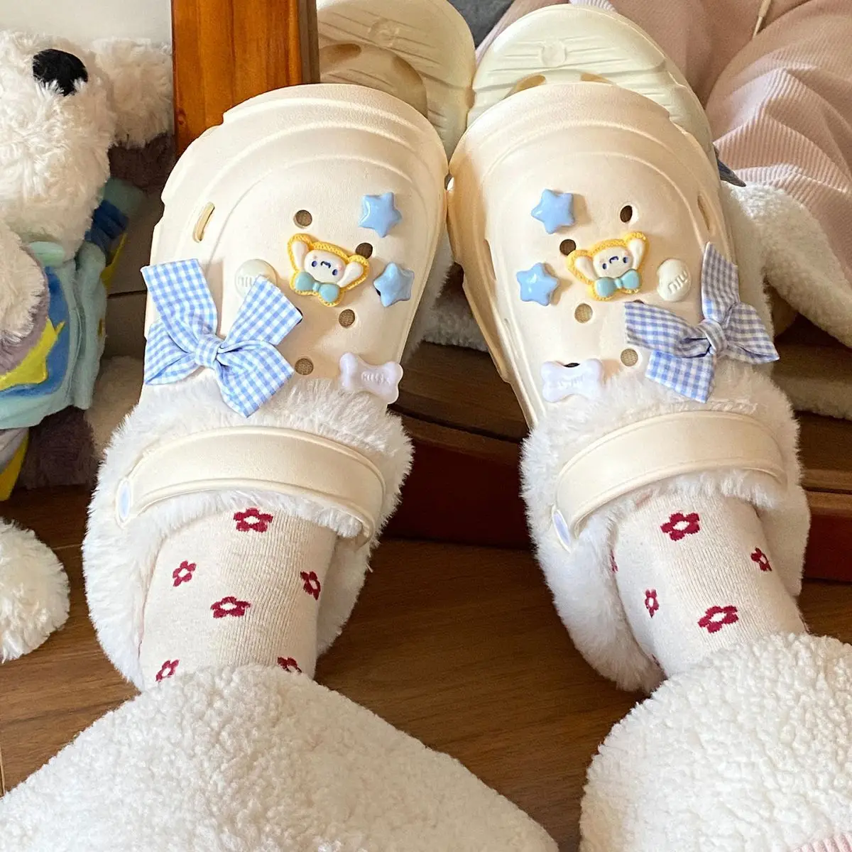 Detachable Warm Eva Clogs for Kids Autumn Winter — feature 34