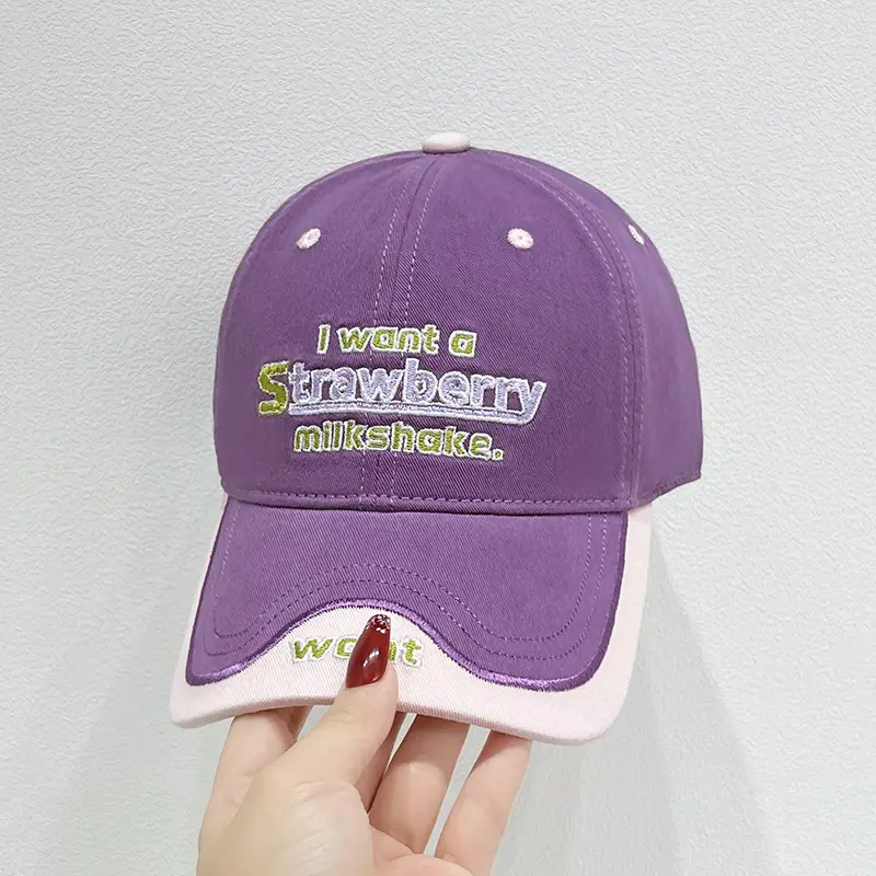 Korean Style Letter Embroidered Baseball Cap for Men Women - Image 6