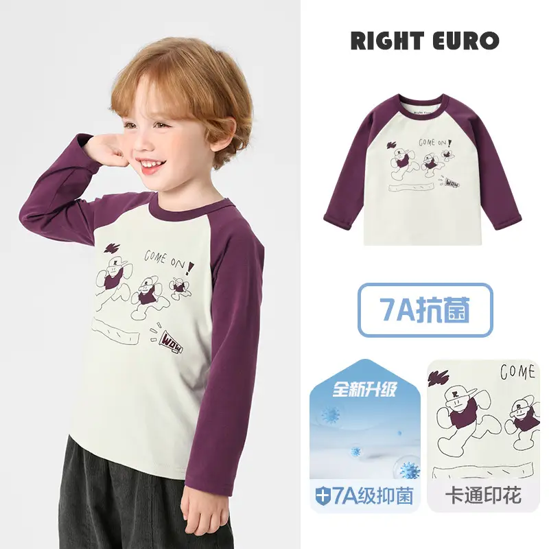 Right European Boys Raglan Sleeve T-Shirt Autumn 2025 - Image 3
